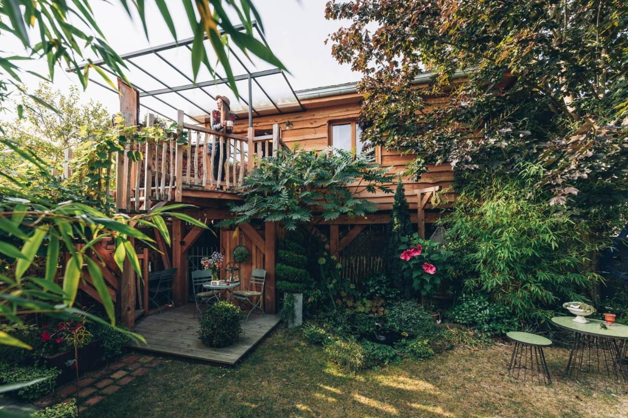 La Cabane Du Bon Chemin ,Spa Laval  Esterno foto