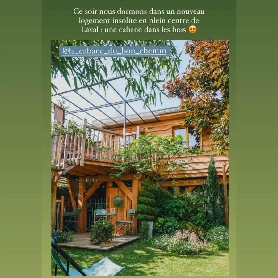La Cabane Du Bon Chemin ,Spa Laval  Esterno foto